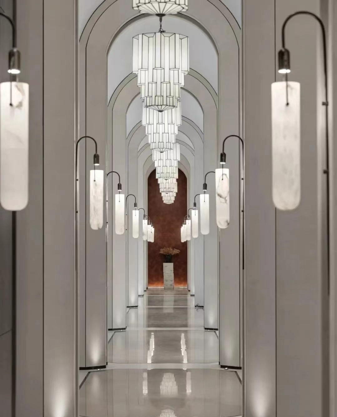 Dutti LED Modern Acrylic Chandelier Pendant Lighting: Unique Design OEM/ODM for Hallway